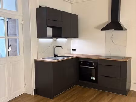 appartement t2 rénové - saint laurent sur saône
