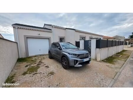 maison individuelle 120m2 plein pied charmes sur rhône + piscine