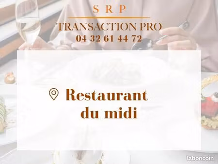 fonds de commerce restaurant 220 m²