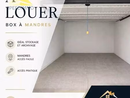 parking/box 14 m² mandres-les-roses