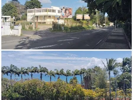 local commercial en zone balnéaire au bourg du gosier de 60 m² avec vue mer