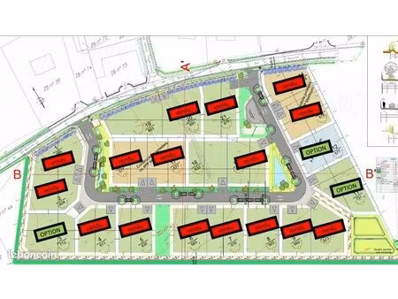 terrain 632 m² vienne en bessin