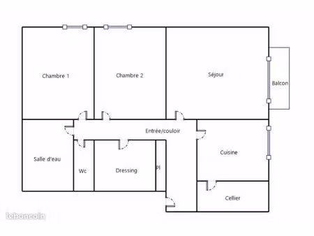 a louer  appartement f3 à la souterraine