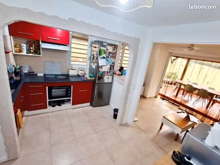 appartement t3 avec grande terrasse couverte et jardin - ducos