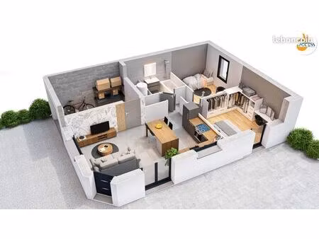 maison 4 pièces 56 m²