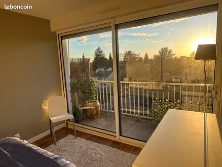 bergerac – t2 48m² rénové meublé – vue exceptionnelle dordogne + balcon + ascenseur – quar