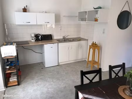 beau t2/t3 meublé 50m2 romans centre  cours privative