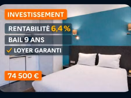 investissement 1 chambre 25 5 m2