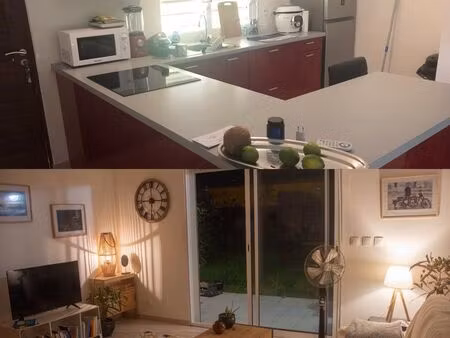 location t2 avec grand jardin à cayenne – proche baduel  trou biran et rectorat