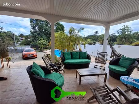 immo-vert  maison t4 meublé  stoupan  matoury