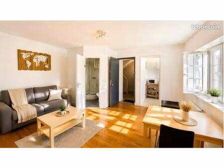 studio meublé rénové avec goût – 20 m²