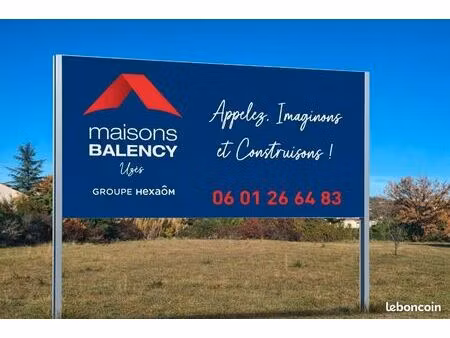 terrain 220 m² ales