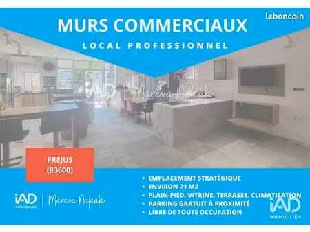 boutique 71 m² fréjus