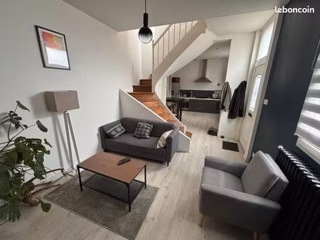 maison meublée centre-ville victor hugo – chauffage inclus – calme & lumineux