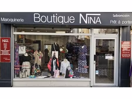 vends fond de commerce en pret a porter