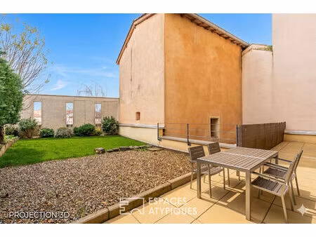 appartement avec jardin et garage en hypercentre