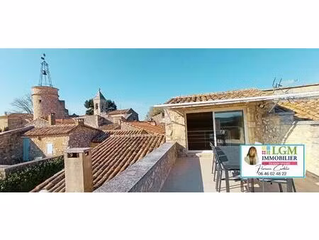 maison de village rénovée  4 pièces + mezzanine  deux terrasses et espaces de rangement