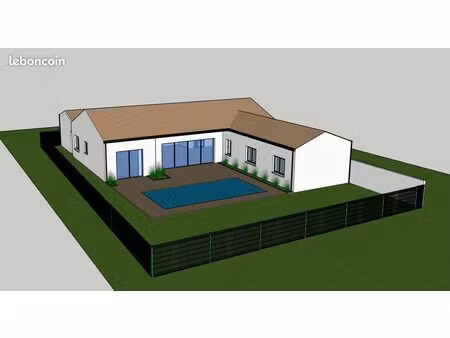 maison 148m² + garage + piscine – extérieurs terminés – andilly - prix négociable