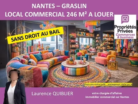 location commerce 246 m²