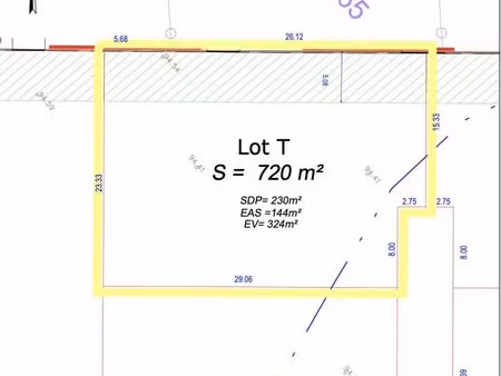 terrain 720 m² saint jean le blanc