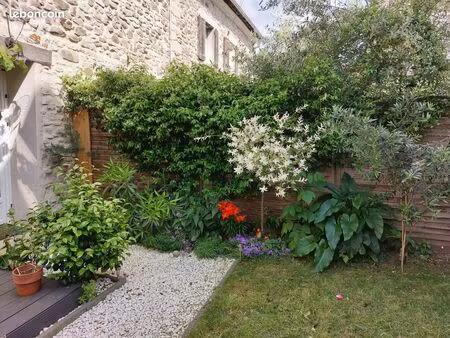 charmante maison 3 pièces – 56 m² – proche gare – jardin + terrasse