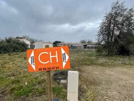 terrain 312 m² fargues