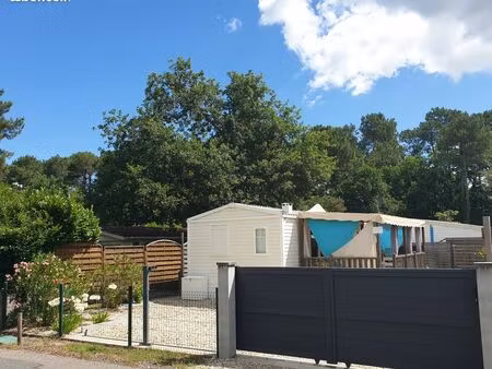 mobil-home équipé +parcelle constructible