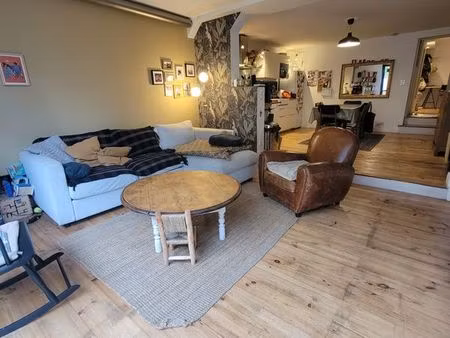 nantes tortière – t3 atypique avec terrasse 50 m² - parking - faibles charges