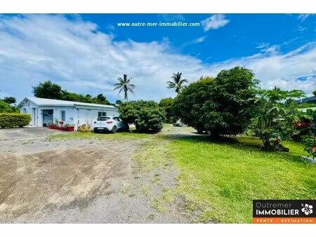 maison de plain-pied sur grand terrain