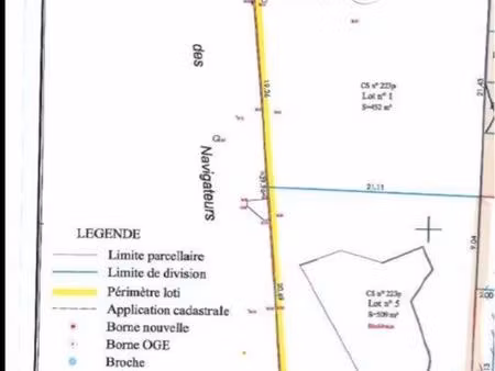 terrain constructible /guidel-plages
