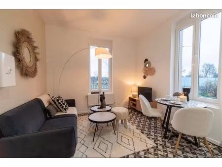 ⭐ t1 meublé 30 m² – métro d – vue parc – tout inclus – 895 cc