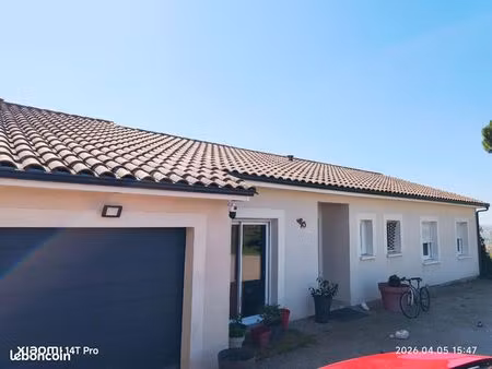 maison récente plein pied vue magnifique