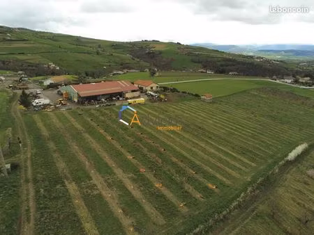 terrain 1221 m² saint-romain-en-jarez