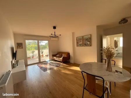 appartement t3 avec grande loggia – cœur de lardenne – vue dégagée