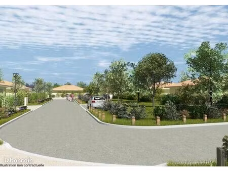 terrain 670 m² saint magne