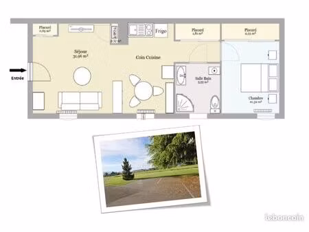 ?appartement t2 ? 53 m² ?centre-ville