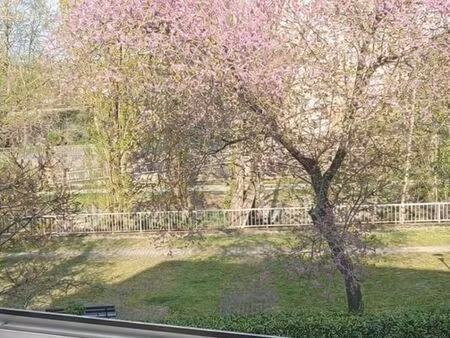 t1 bis lumineux – jardin massey / arsenal – vue parc – balcon – parking privatif