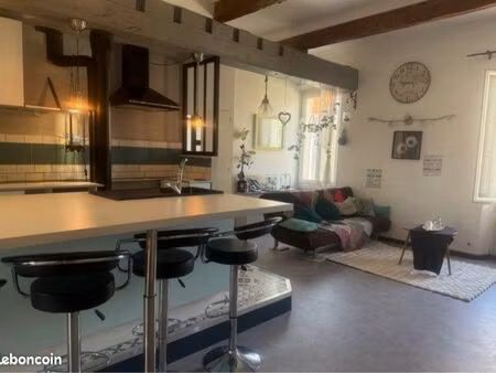 appartement atypique t3 avec jardin