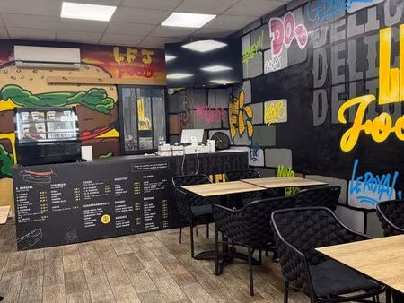 fond de commerce snack fast food