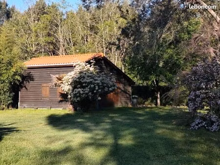 maison  dépendance  étang à 5 min de l'océan ?