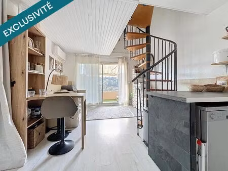 auribeau s/siagne : t3 avec parking et terrasse.