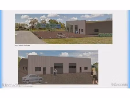 a louer local professionnel 300 m² avec bureaux – zone industrielle auterive