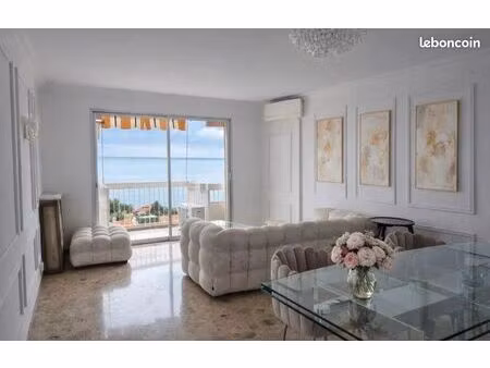 appartement 3 pièces centre cap d’ail vue mer