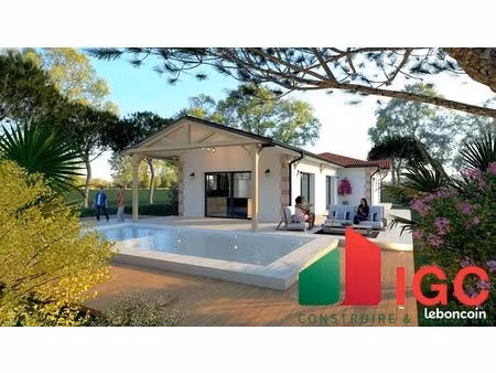 maison 95 m² le teich