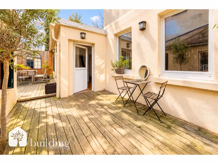 asnières-sur-seine mairie - appartement 3 pièces de 52 m² + 30 m² de terrasse avec dépenda