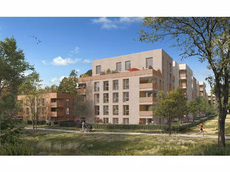 magnifique appartement blagnac 3 pièces de 66 m2 en dernier étage avec loggia de 21 m²