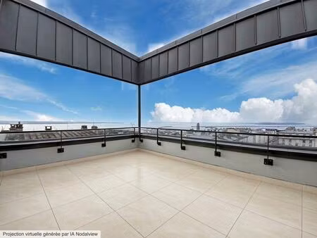 penthouse de 221 52 m2 - terrasses - parking - résidence haut de gamme au coeur de brest