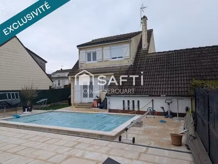 ? maison familiale avec piscine à vendre à harly