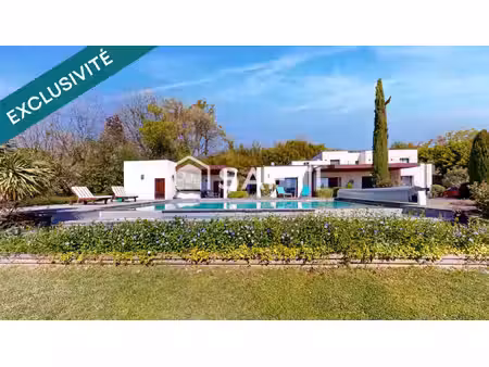 mondavezan - maison contemporaine- vue pyrénées –