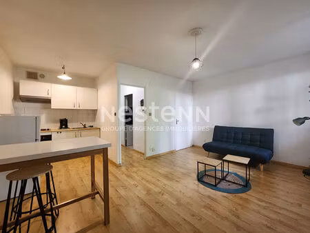 toulouse rangueil 31400 appartement t1bis/t2 de 40.80m² avec eau chaude et chauffage compr